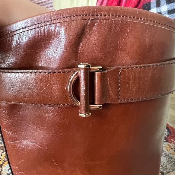 Tory Burch Grace Knee High Leather Riding Boots - Picture 5 of 9